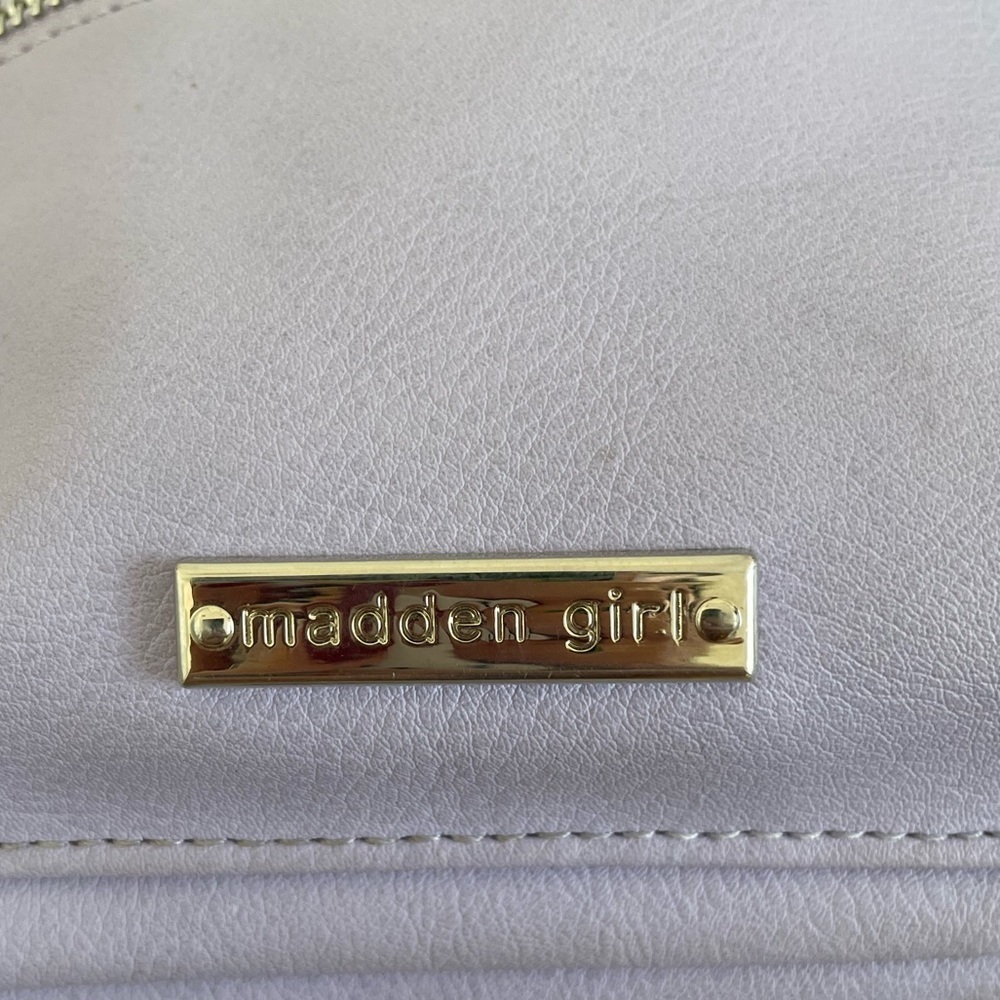 Madden Girl Mini Lavender Purple Backpack Purse Casual Preppy Fall Minimalist - Picture 4 of 4